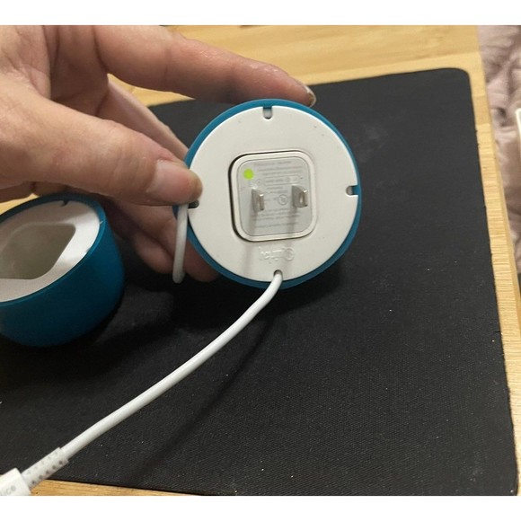 Set Of 2: Pre-Owned Quirky Powercurl Cord Wraps Mini POP Teal - Picture 7 of 9